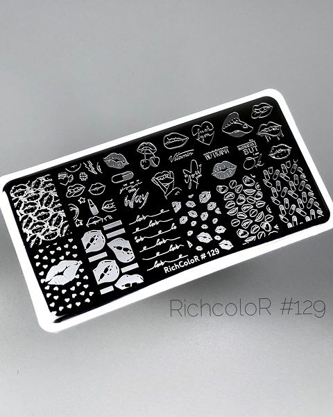 Пластина для стемпинга RichColor 129