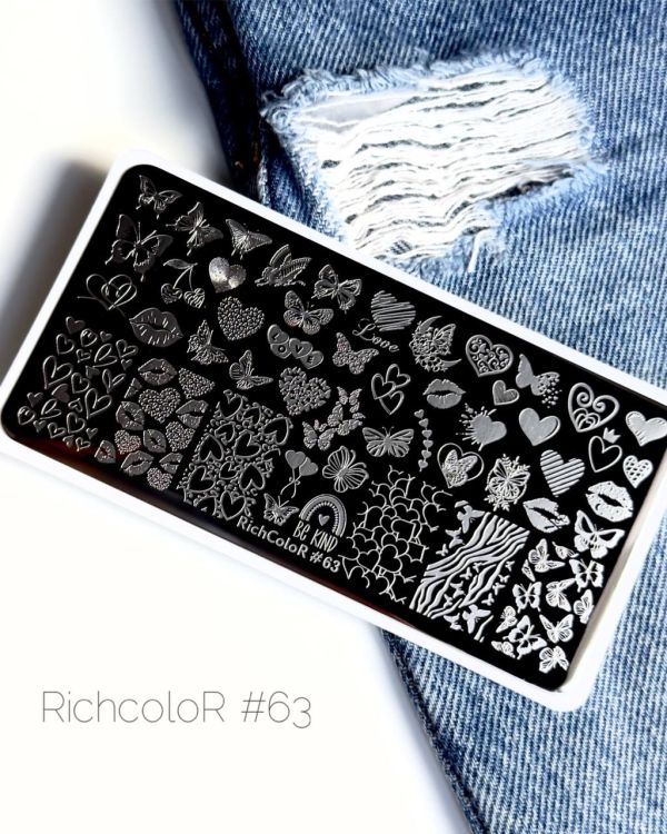 Пластина для стемпинга RichColor 63