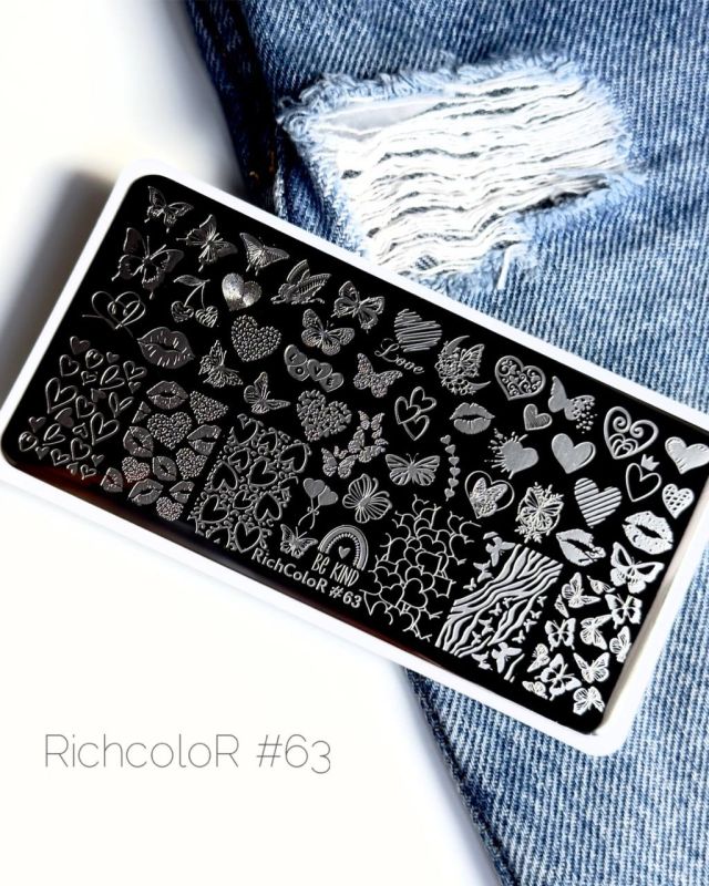 Пластина для стемпінга RichColor 63