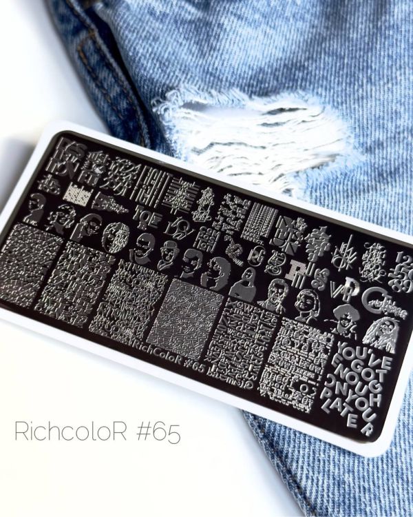 Пластина для стемпинга RichColor 65