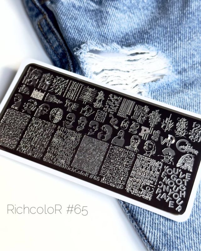 Пластина для стемпінга RichColor 65