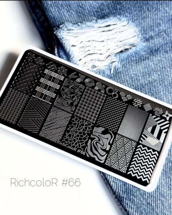 Пластина для стемпинга RichColor 66