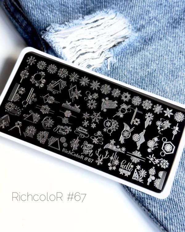 Пластина для стемпінга RichColor 67