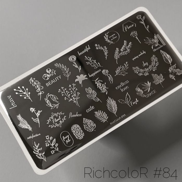 Пластина для стемпінга RichColor 84