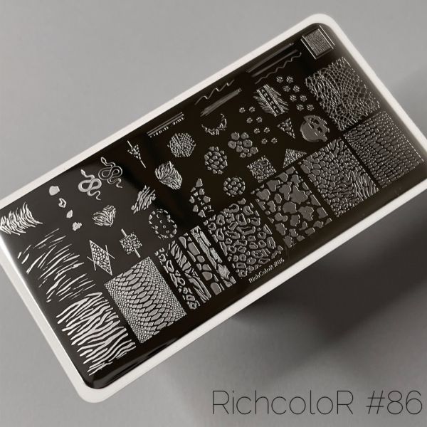 Пластина для стемпинга RichColor 86
