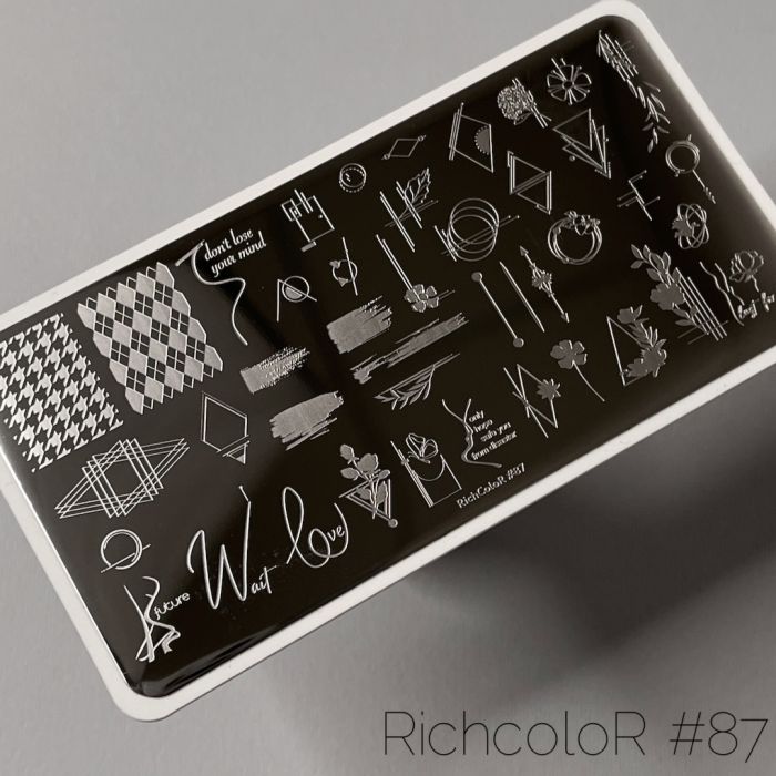 Пластина для стемпинга RichColor 87