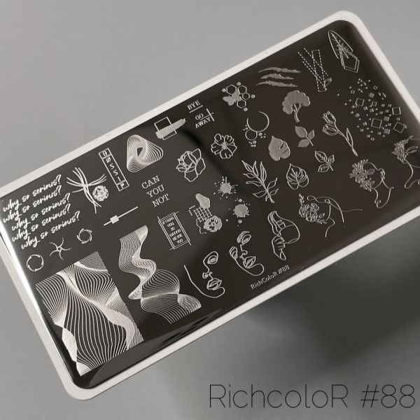 Пластина для стемпінга RichColor 88