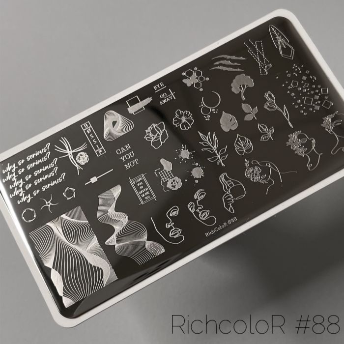 Пластина для стемпінга RichColor 88