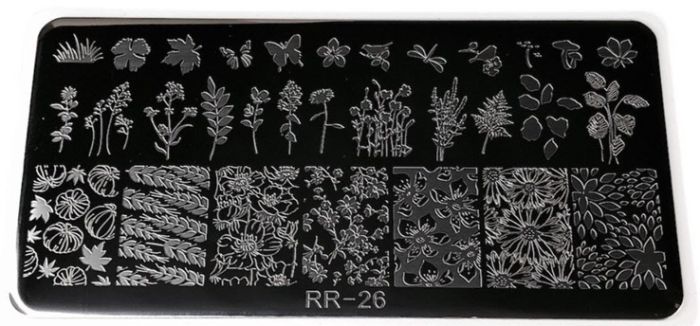 Пластина для стемпінга RR 26