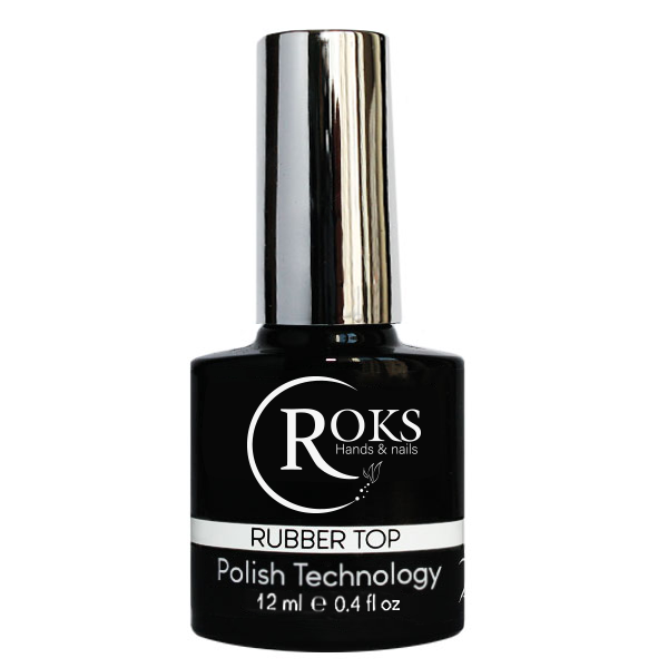 Каучуковый топ для гель-лака Roks (OPIUM) Rubber Top 12ml
