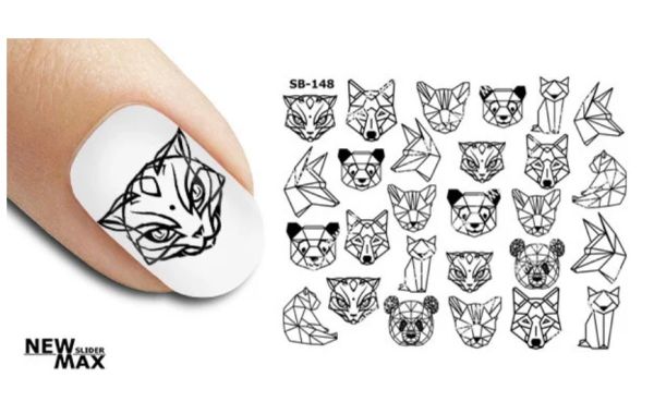 Слайдер-дизайн для ногтей New Max SB-148