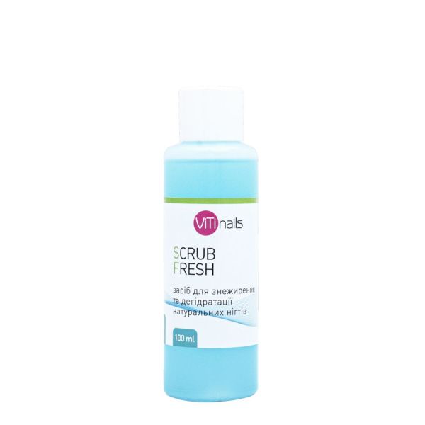Засіб для знежирення нігтів Viti scrub fresher, 100 мл