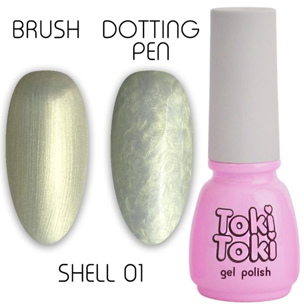 Гель-лак Toki Toki Shell 5мл №01