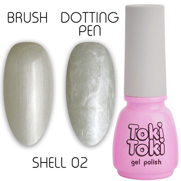 Гель-лак Toki Toki Shell 5мл №02
