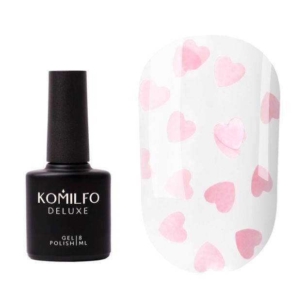Топ з рожевими серцями Komilfo L’amour Rose Top 8мл