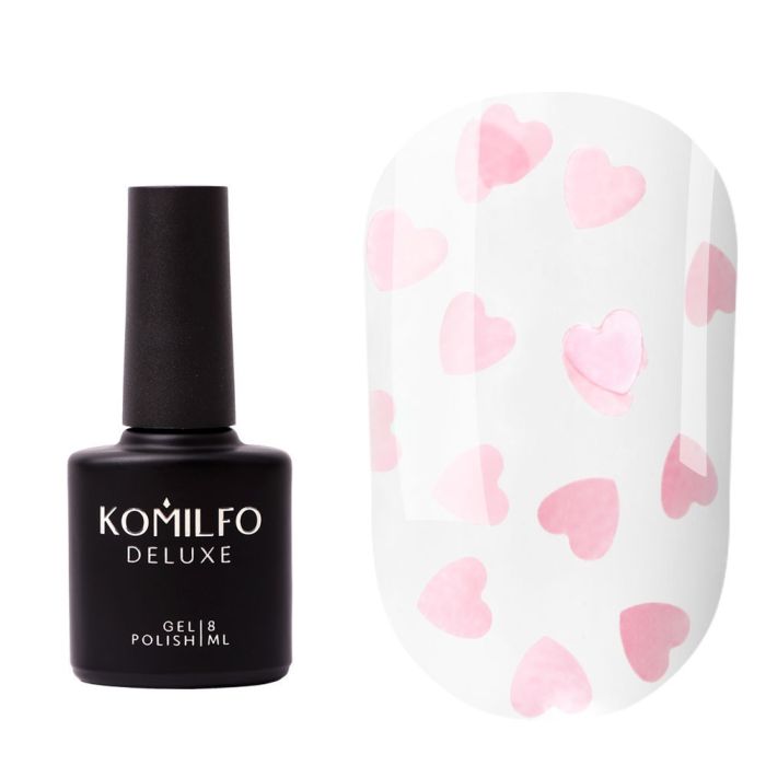 Топ з рожевими серцями Komilfo L’amour Rose Top 8мл