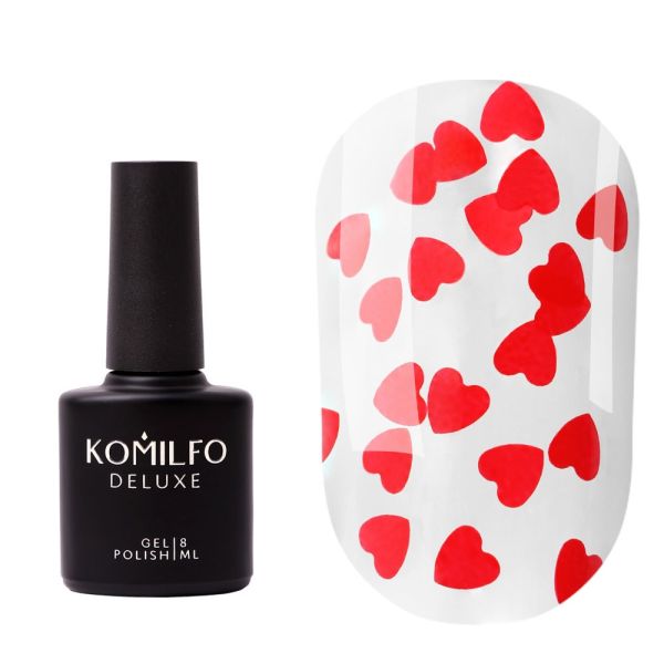 Топ с красными сердцами Komilfo L’amour Red Top 8мл