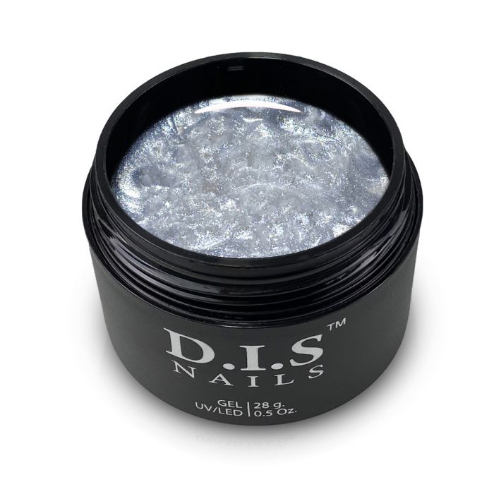 Гель камуфлюючий D.I.S Nails Hard Silver Shimmer 28г
