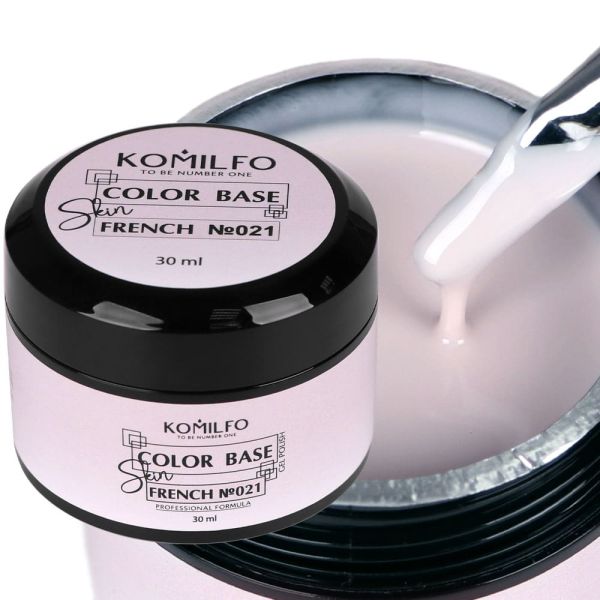 База Komilfo Color French Base Skin 021, 30мл