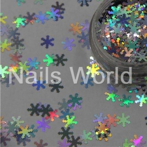 Сніжинки Nails Worl №001