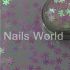 Сніжинки Nails Worl №002
