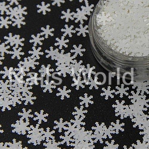 Сніжинки Nails Worl №003