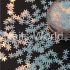Сніжинки Nails Worl №004