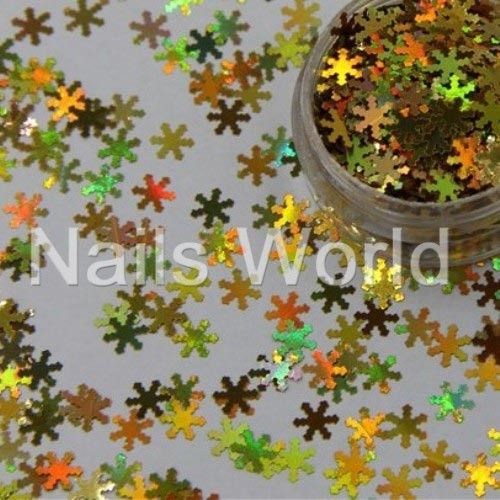 Снежинки Nails Worl №005