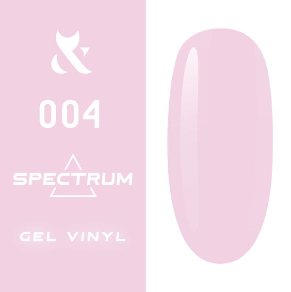 Гель-лак F.O.X Spectrum № 004 (світло-рожевий, емаль), 7 мл