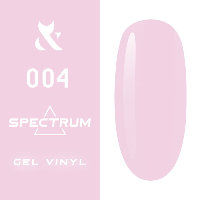 Гель-лак F.O.X Spectrum № 004 (світло-рожевий, емаль), 7 мл