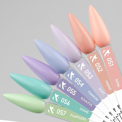 Гель-лак F.O.X Spectrum Gel Vinyl № 056 Home (бірюзовий, емаль), 7 мл