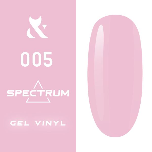 Гель-лак F.O.X Spectrum № 005 (рожевий, емаль), 7 мл