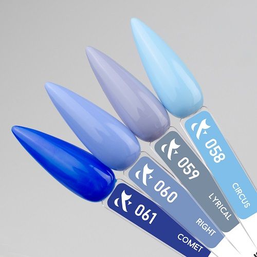 Гель-лак F.O.X Spectrum Gel Vinyl № 059 Lyrilac (сіро-бузковий, емаль), 7 мл