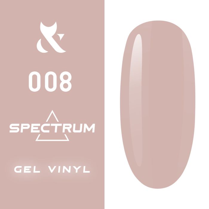 Гель-лак F.O.X Spectrum № 008 (нюдовий, емаль), 7 мл