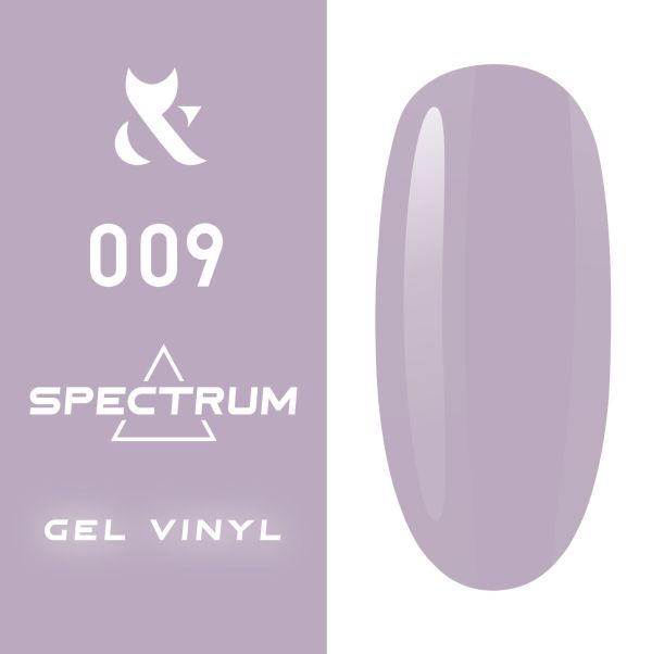 Гель-лак F.O.X Spectrum № 009 (лавандовий, емаль), 7 мл