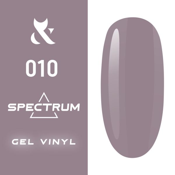 Гель-лак F.O.X Spectrum № 010 (тьмяно-лавандовий, емаль), 7 мл