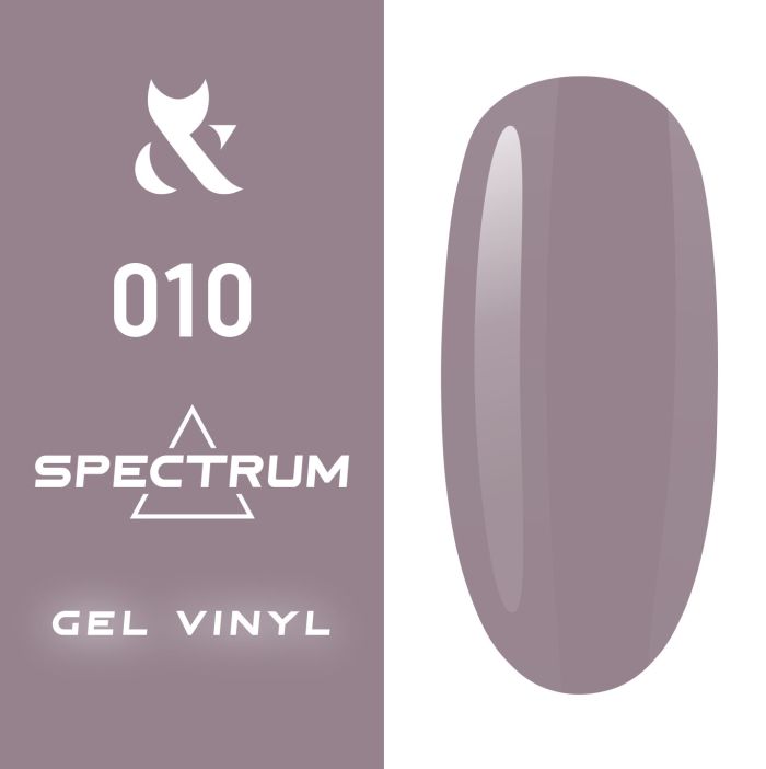 Гель-лак F.O.X Spectrum № 010 (тьмяно-лавандовий, емаль), 7 мл