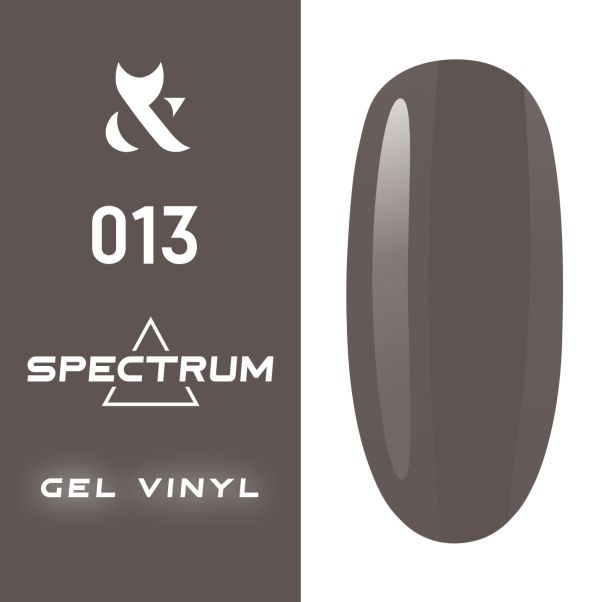 Гель-лак F.O.X Spectrum № 013 (червоно-коричневий, емаль), 7 мл
