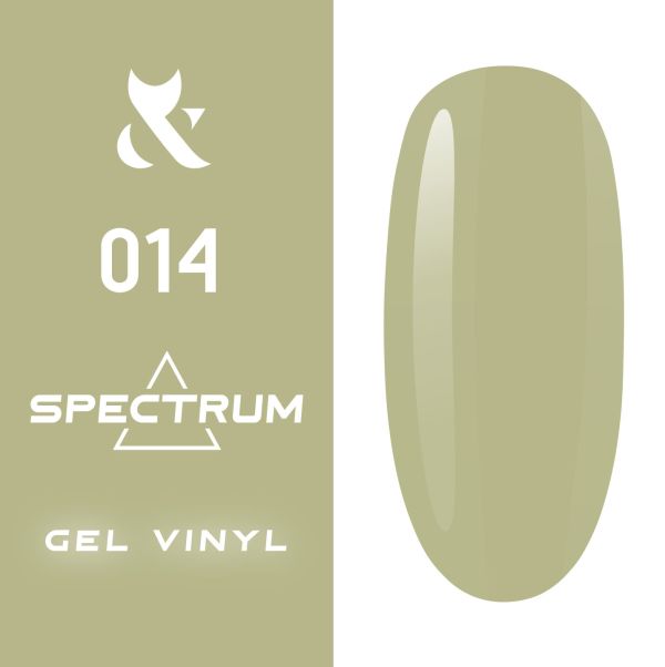 Гель-лак F.O.X Spectrum № 014 (оливковий, емаль), 7 мл
