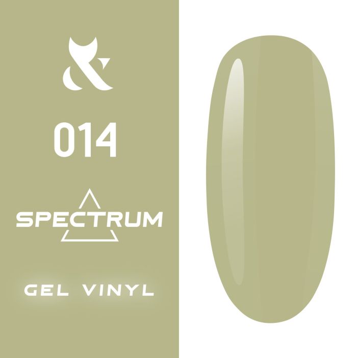 Гель-лак F.O.X Spectrum № 014 (оливковий, емаль), 7 мл