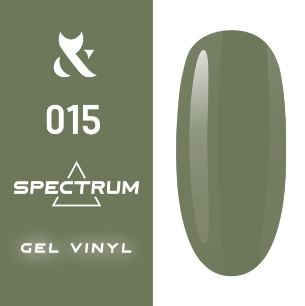 Гель-лак F.O.X Spectrum № 015 (хакі, емаль), 7 мл