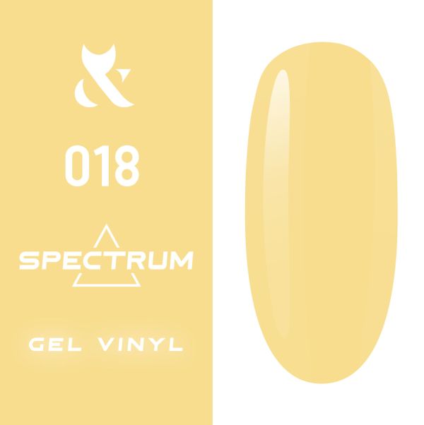 Гель-лак F.O.X Spectrum № 018 (пшеничний, емаль), 7 мл