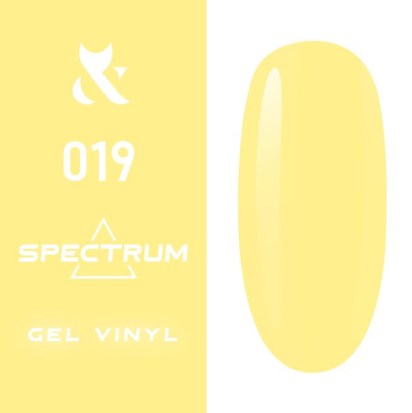 Гель-лак F.O.X Spectrum № 019 (світло-жовтий, емаль), 7 мл
