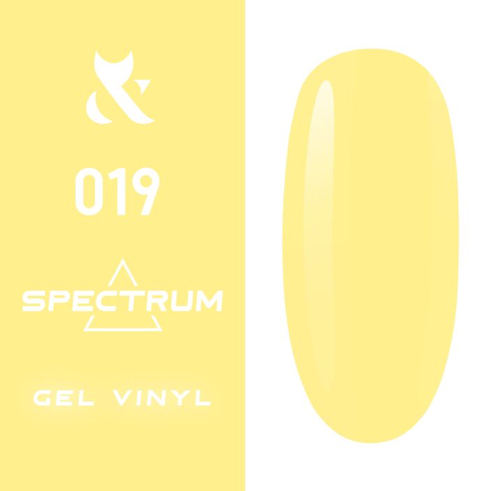 Гель-лак F.O.X Spectrum № 019 (світло-жовтий, емаль), 7 мл