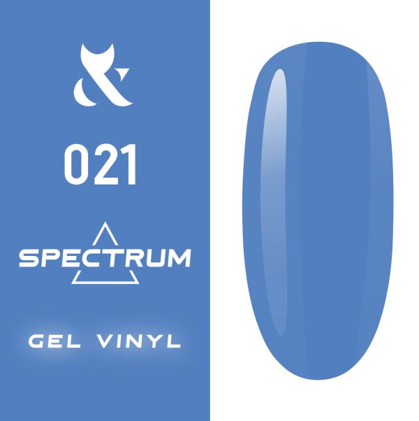 Гель-лак F.O.X Spectrum № 021 (небесно-блакитний, емаль), 7 мл