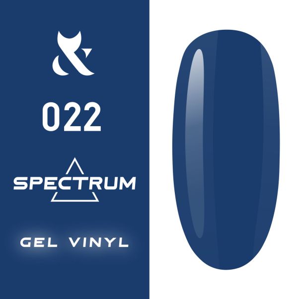 Гель-лак F.O.X Spectrum № 022 (синій, емаль), 7 мл