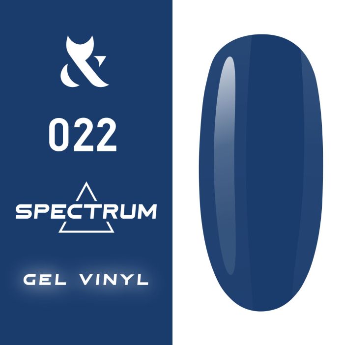 Гель-лак F.O.X Spectrum № 022 (синий, эмаль), 7 мл