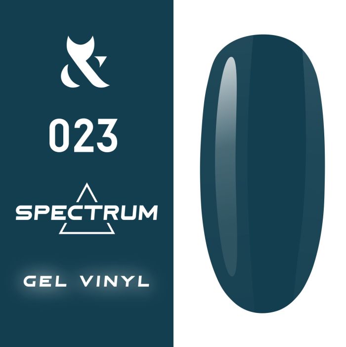 Гель-лак F.O.X Spectrum № 023 (темно-синій, емаль), 7 мл