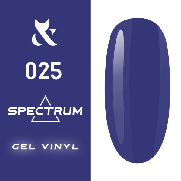 Гель-лак F.O.X Spectrum № 025 (ярко-синий, эмаль), 7 мл