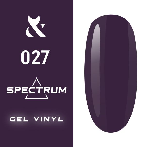 Гель-лак F.O.X Spectrum № 027 (виноградный, эмаль), 7 мл